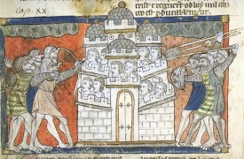 Gog y Magog asedian la Ciudad de los Santos - Antiguo Apocalipsis francés en verso, Toulouse