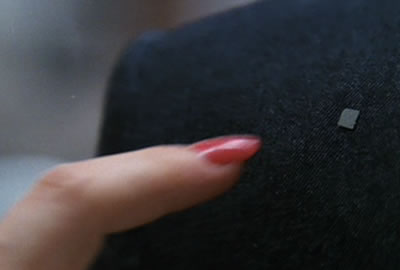 Tracking and ID tag from Mission Impossible movie